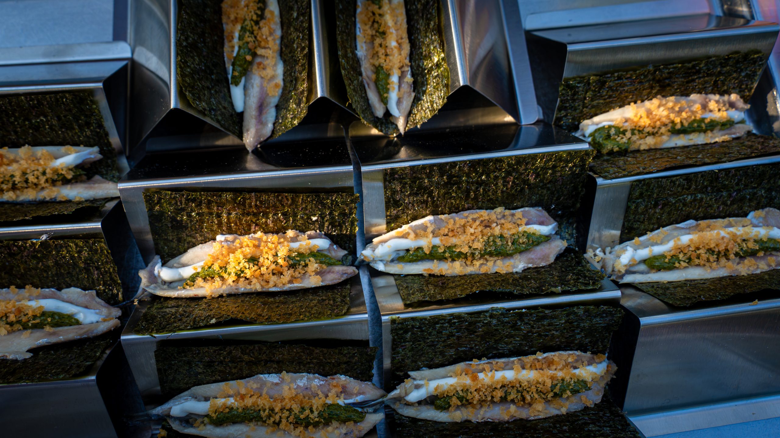 Servizio catering durante un evento